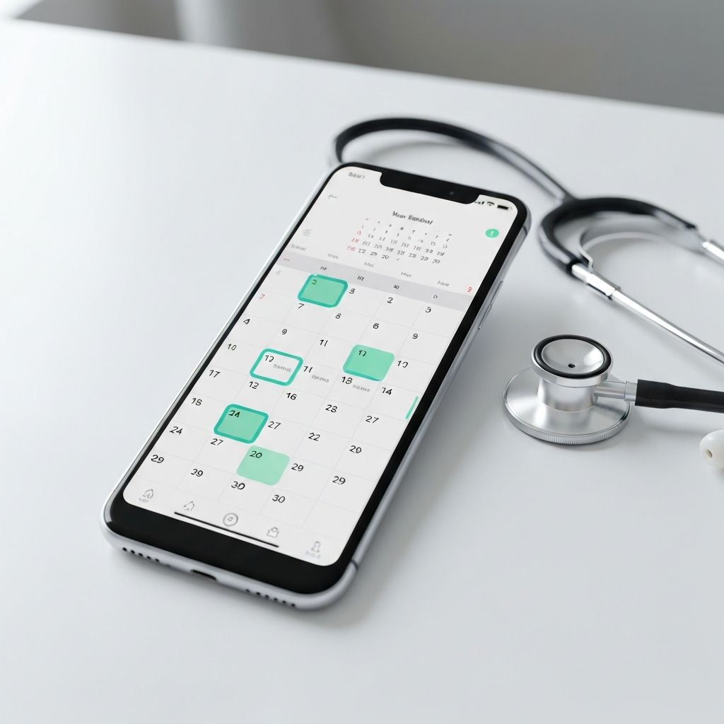 Calendario lleno de citas